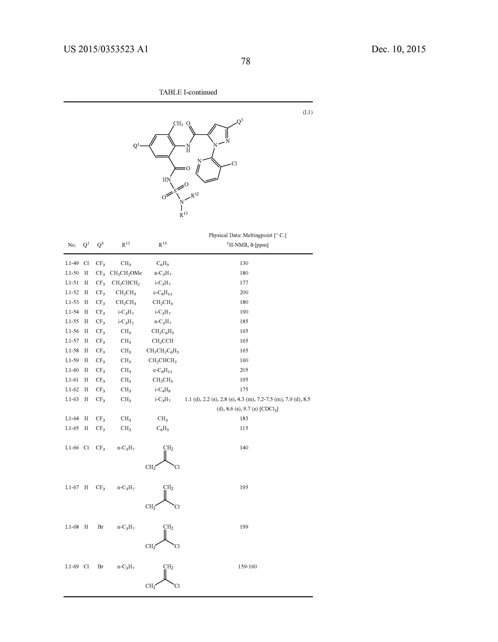 N-Thio-anthranilamid compounds and their use as pesticides - diagram, schematic, and image 79