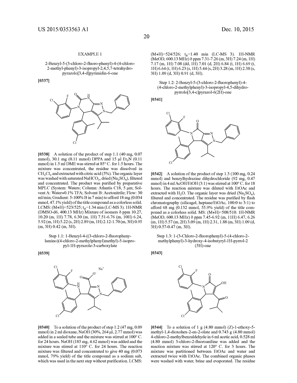 PYRAZOLO[3,4-D]PYRIMIDINONE COMPOUNDS AS INHIBITORS OF THE P53/MDM2     INTERACTION - diagram, schematic, and image 21
