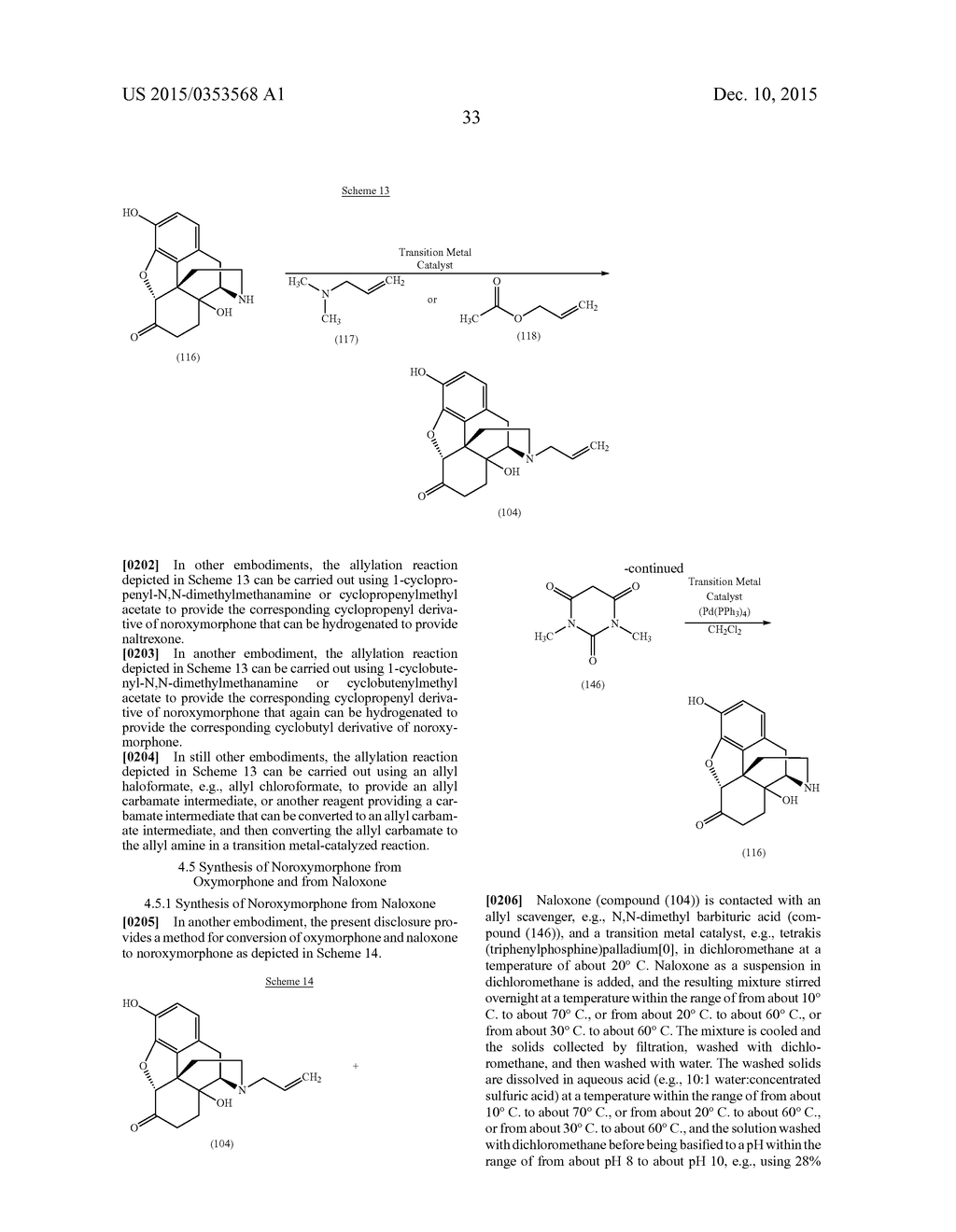 TRANSITION METAL-CATALYZED PROCESSES FOR THE PREPARATION OF N-ALLYL     COMPOUNDS AND USE THEREOF - diagram, schematic, and image 34