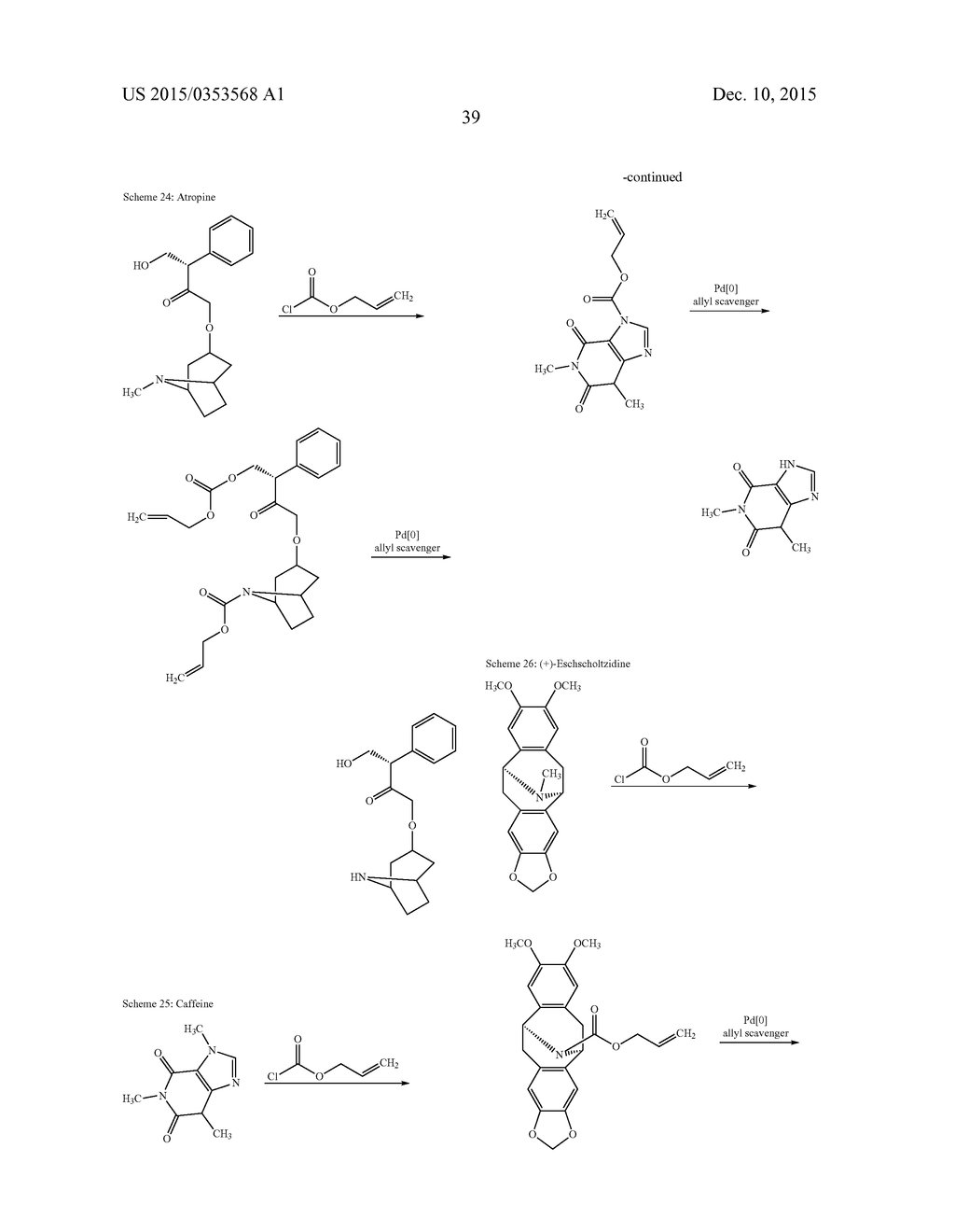 TRANSITION METAL-CATALYZED PROCESSES FOR THE PREPARATION OF N-ALLYL     COMPOUNDS AND USE THEREOF - diagram, schematic, and image 40