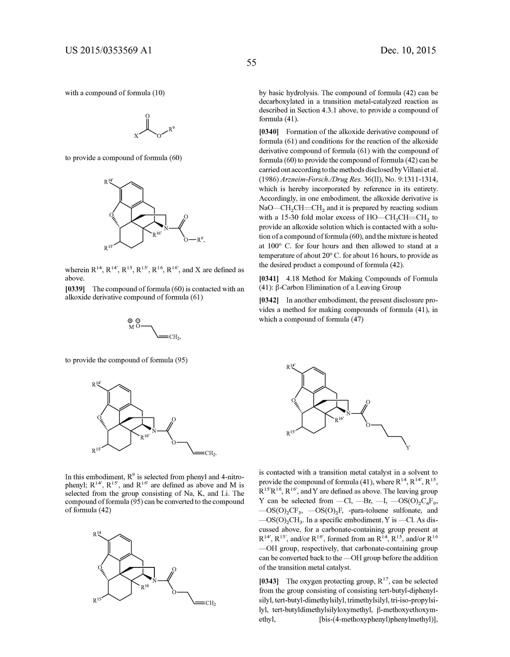 TRANSITION METAL-CATALYZED PROCESSES FOR THE PREPARATION OF N-ALLYL     COMPOUNDS AND USE THEREOF - diagram, schematic, and image 56