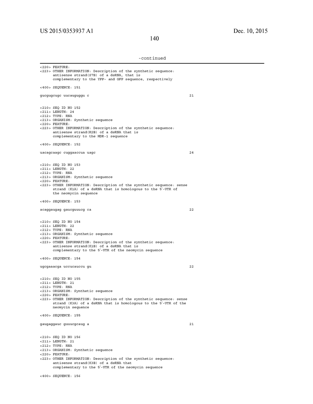 Compositions and Methods for Inhibiting Expression of a Target Gene - diagram, schematic, and image 161