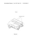 ENGINE COVER FOR ABSORBING VIBRATION AND ASSEMBLING METHOD THEREOF diagram and image