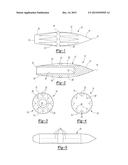 PROJECTILE FOR USE WITH A TAPERED BORE GUN diagram and image