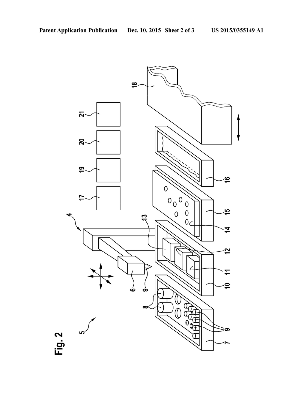 METHOD AND DEVICE FOR CARRYING OUT THIN-LAYER CHROMATOGRAPHY - diagram, schematic, and image 03