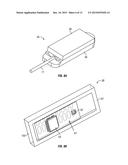 COUPLING DEVICE HAVING A STAMPED STRUCTURED SURFACE FOR ROUTING OPTICAL     DATA SIGNALS diagram and image