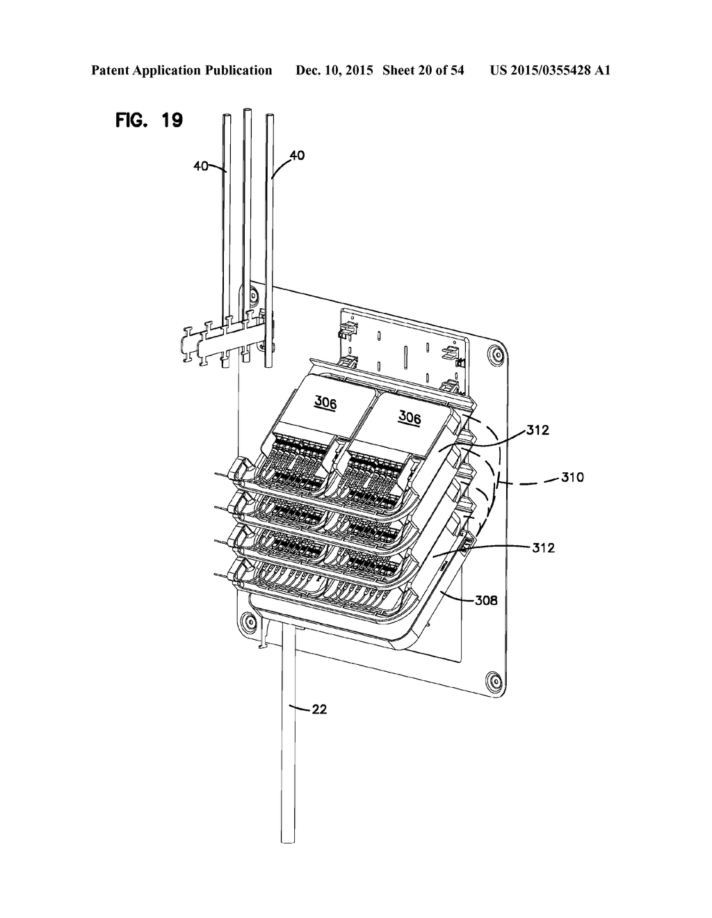 DISTRIBUTION DEVICE WITH INCREMENTALLY ADDED SPLITTERS - diagram, schematic, and image 21