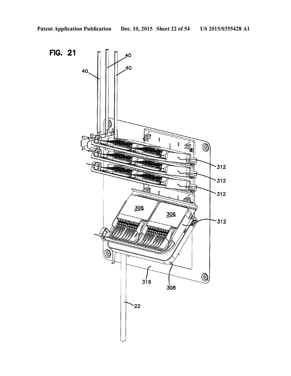 DISTRIBUTION DEVICE WITH INCREMENTALLY ADDED SPLITTERS - diagram, schematic, and image 23