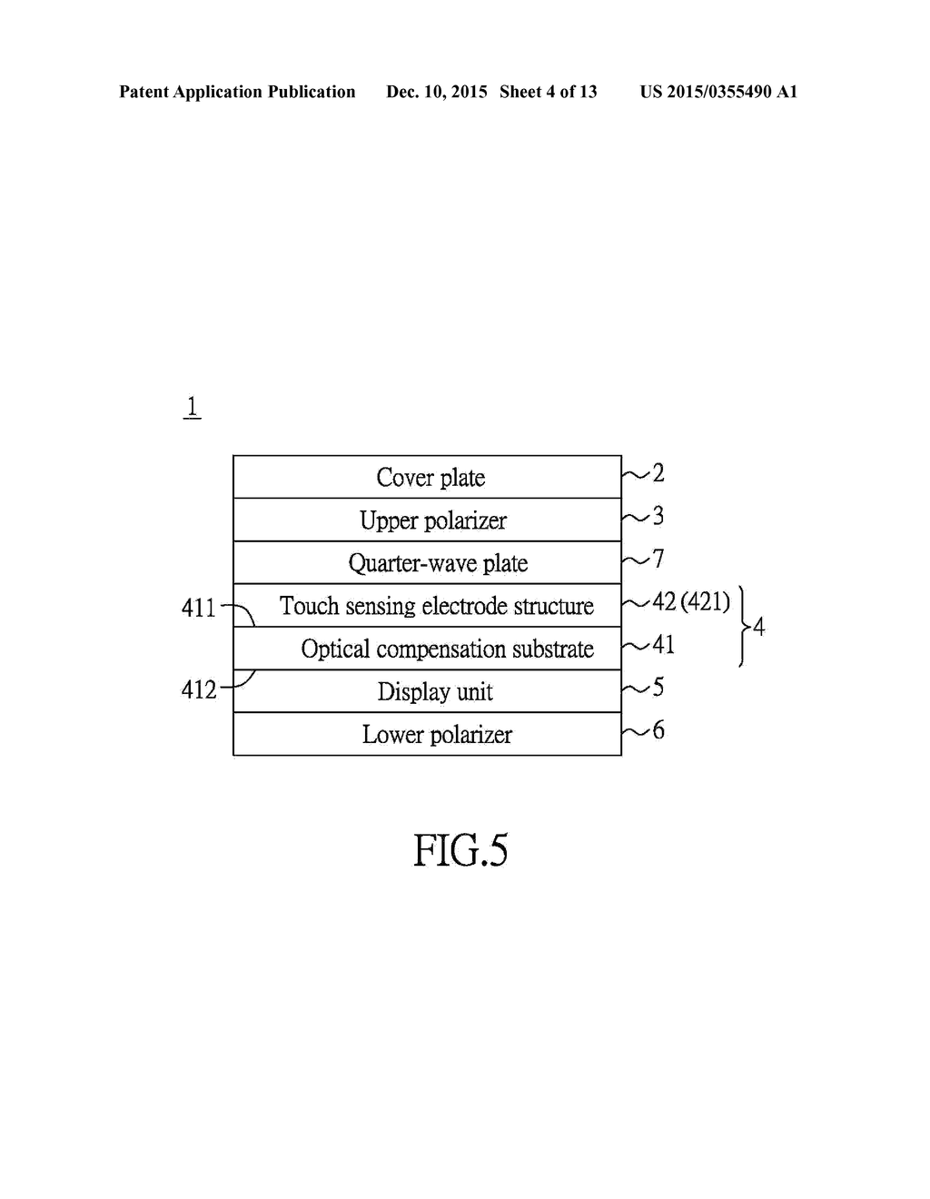 TOUCH DISPLAY DEVICE - diagram, schematic, and image 05