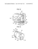 TONER CONTAINER AND IMAGE FORMING APPARATUS WITH A MECHANISM TO SECURE THE     TONER CONTAINER diagram and image