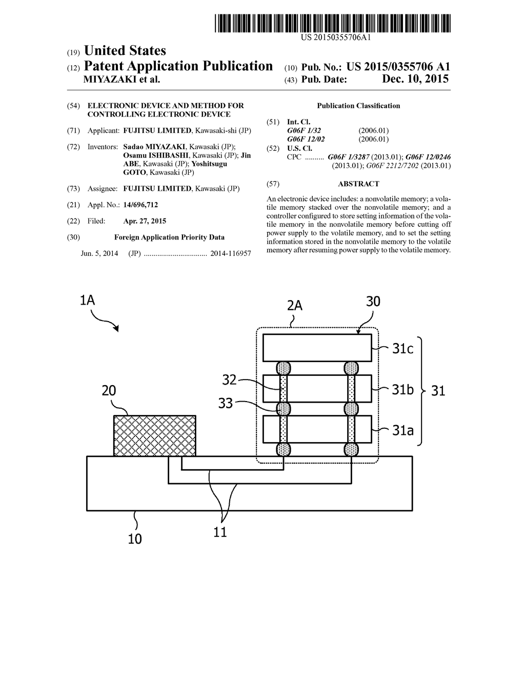 ELECTRONIC DEVICE AND METHOD FOR CONTROLLING ELECTRONIC DEVICE - diagram, schematic, and image 01