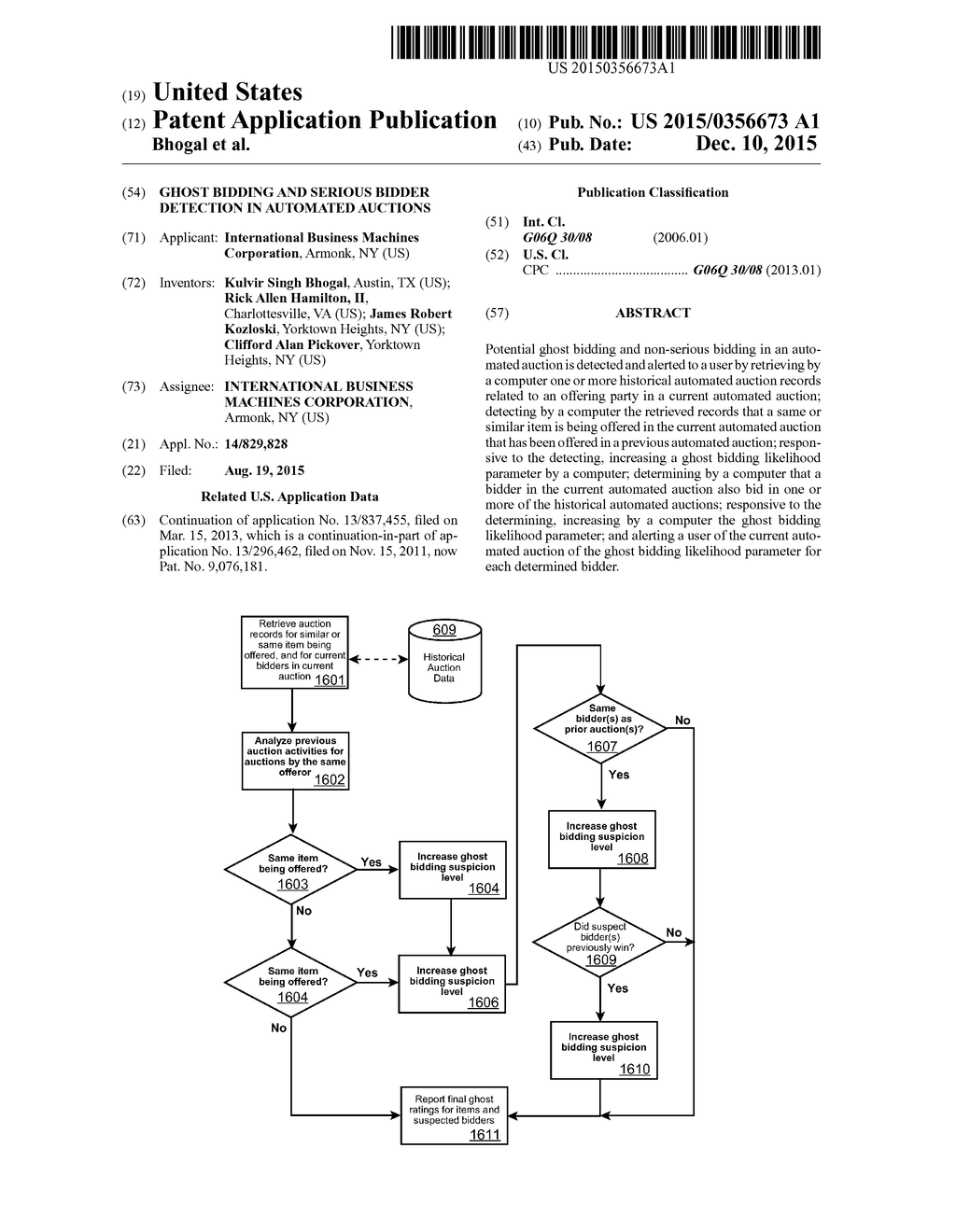 Ghost Bidding and Serious Bidder Detection in Automated Auctions - diagram, schematic, and image 01