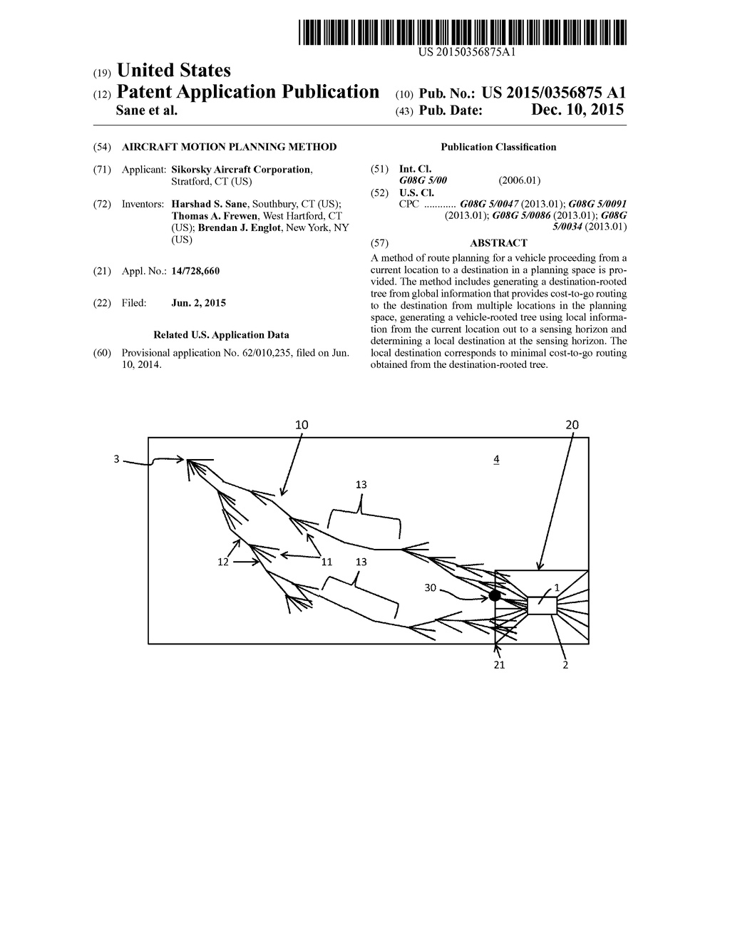 AIRCRAFT MOTION PLANNING METHOD - diagram, schematic, and image 01