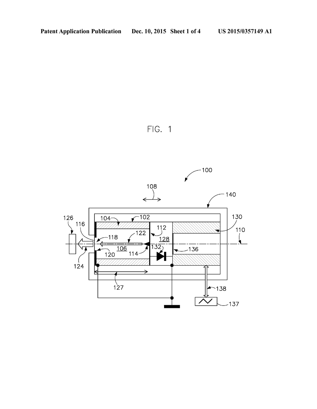 METHOD AND SYSTEM FOR A PIEZOELECTRIC HIGH VOLTAGE X-RAY SOURCE - diagram, schematic, and image 02