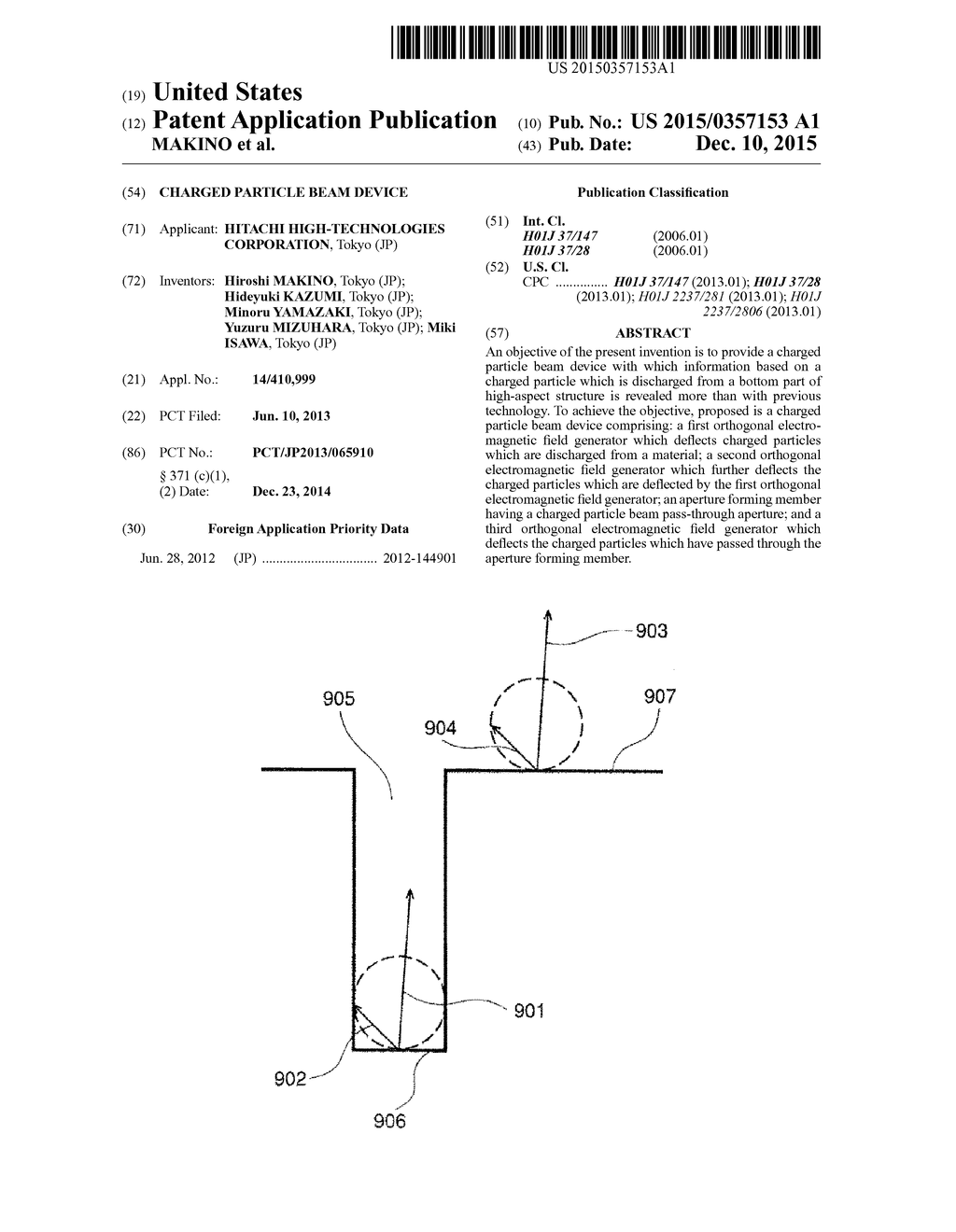 CHARGED PARTICLE BEAM DEVICE - diagram, schematic, and image 01