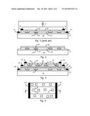 TRANSPARENT OVERLAPPING LED DIE LAYERS diagram and image