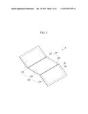 FLEXIBLE DISPLAY DEVICE INCLUDING FOLDING SECTION diagram and image