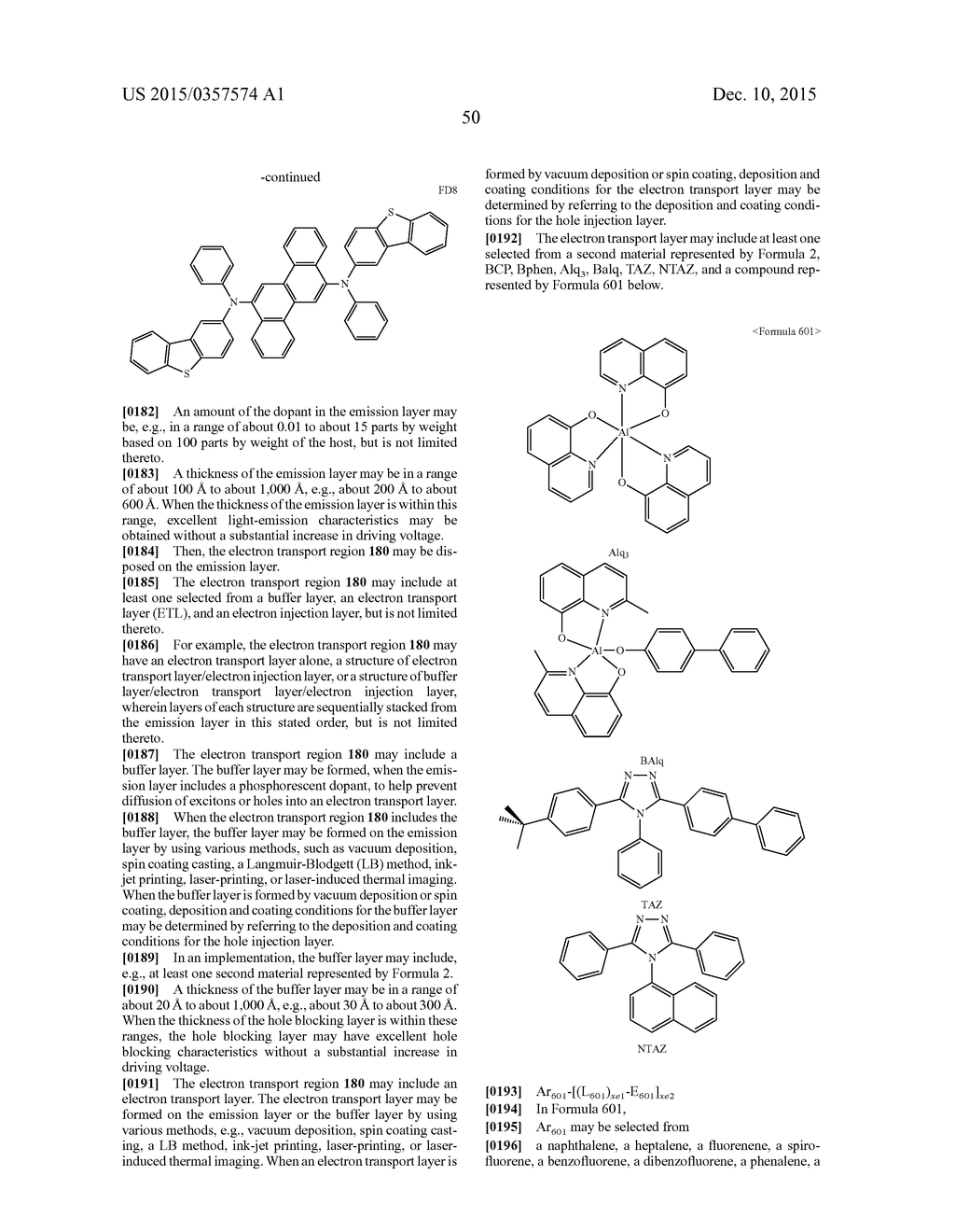 ORGANIC LIGHT-EMITTING DEVICE - diagram, schematic, and image 52