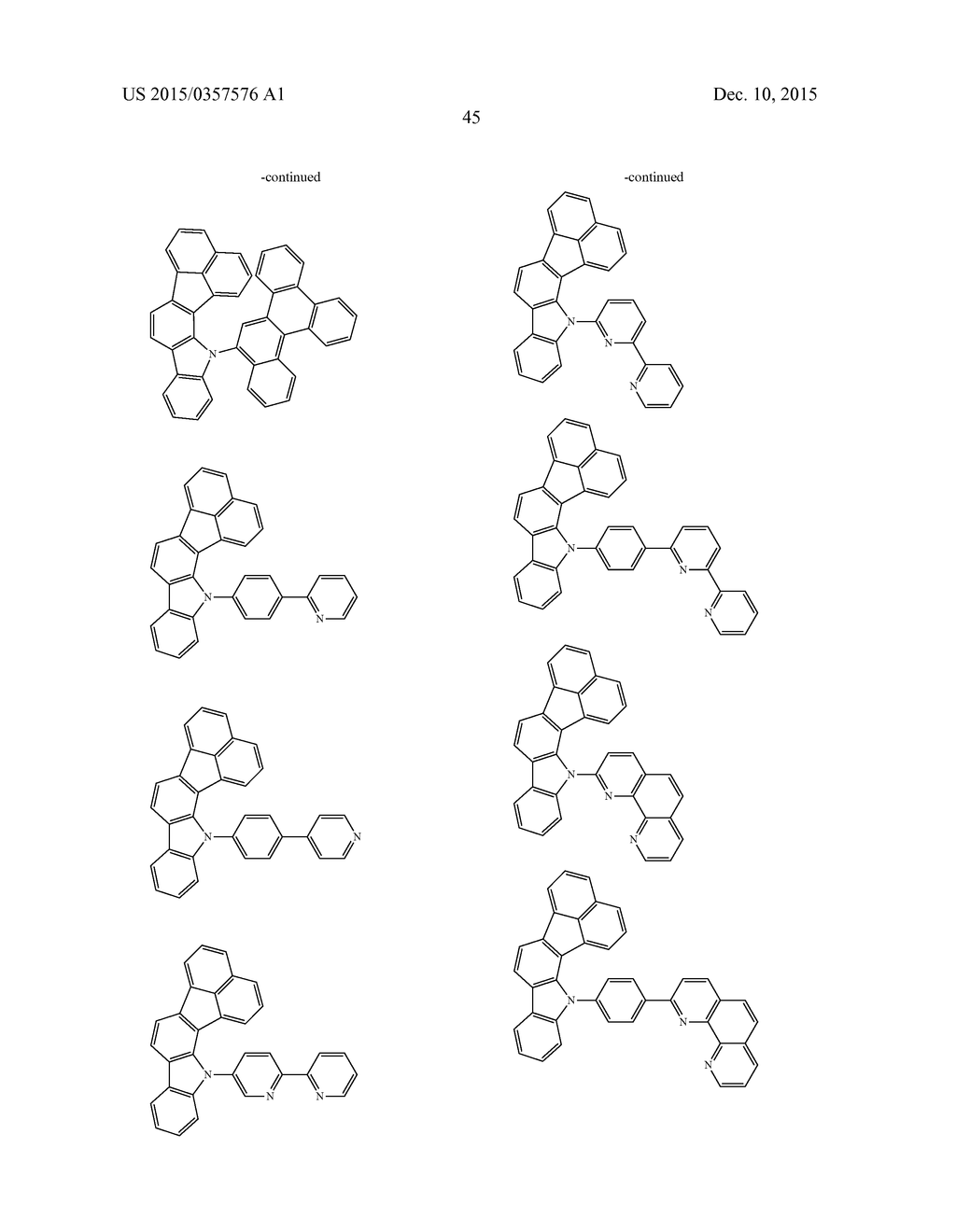 CONDENSED FLUORANTHENE COMPOUND, ORGANIC ELECTROLUMINESCENCE ELEMENT     MATERIAL INCLUDING SAME, ORGANIC ELECTROLUMINESCENCE ELEMENT USING SAME,     AND ELECTRONIC DEVICE - diagram, schematic, and image 47