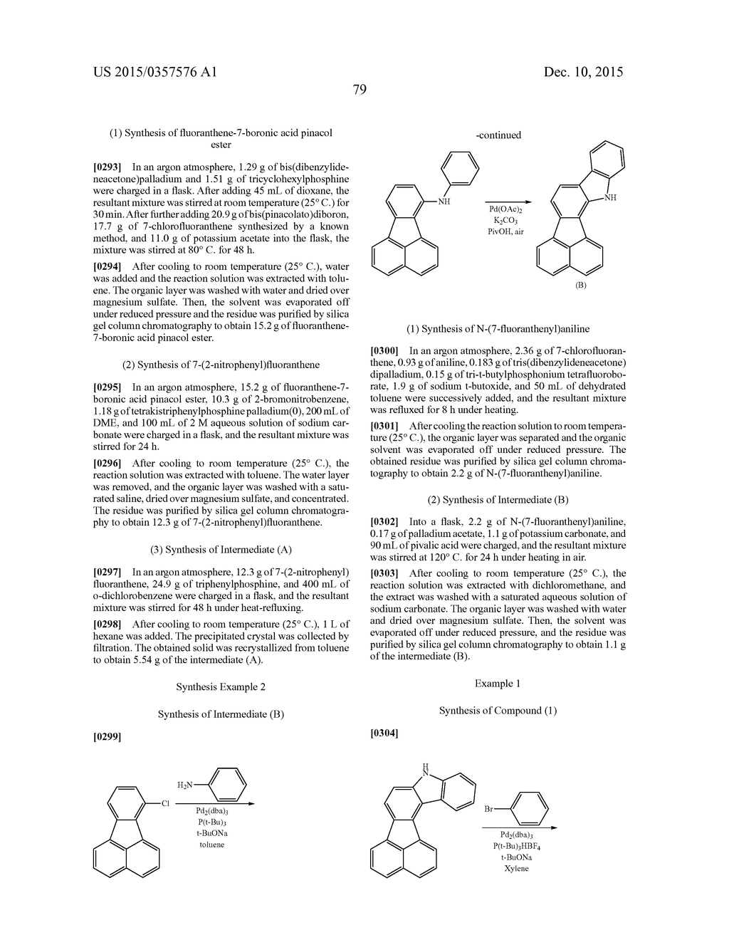 CONDENSED FLUORANTHENE COMPOUND, ORGANIC ELECTROLUMINESCENCE ELEMENT     MATERIAL INCLUDING SAME, ORGANIC ELECTROLUMINESCENCE ELEMENT USING SAME,     AND ELECTRONIC DEVICE - diagram, schematic, and image 81