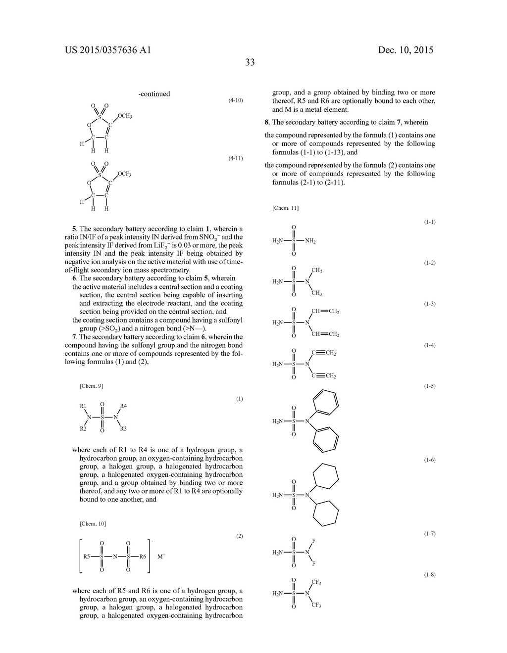 SECONDARY BATTERY-USE ACTIVE MATERIAL, SECONDARY BATTERY-USE ELECTRODE,     SECONDARY BATTERY, BATTERY PACK, ELECTRIC VEHICLE, ELECTRIC POWER STORAGE     SYSTEM, ELECTRIC POWER TOOL, AND ELECTRONIC APPARATUS - diagram, schematic, and image 41