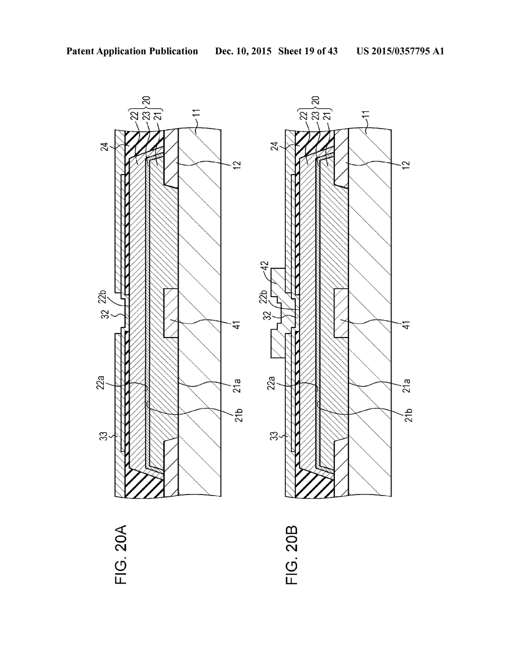 METHOD OF MANUFACTURING LIGHT EMITTING ELEMENT - diagram, schematic, and image 20