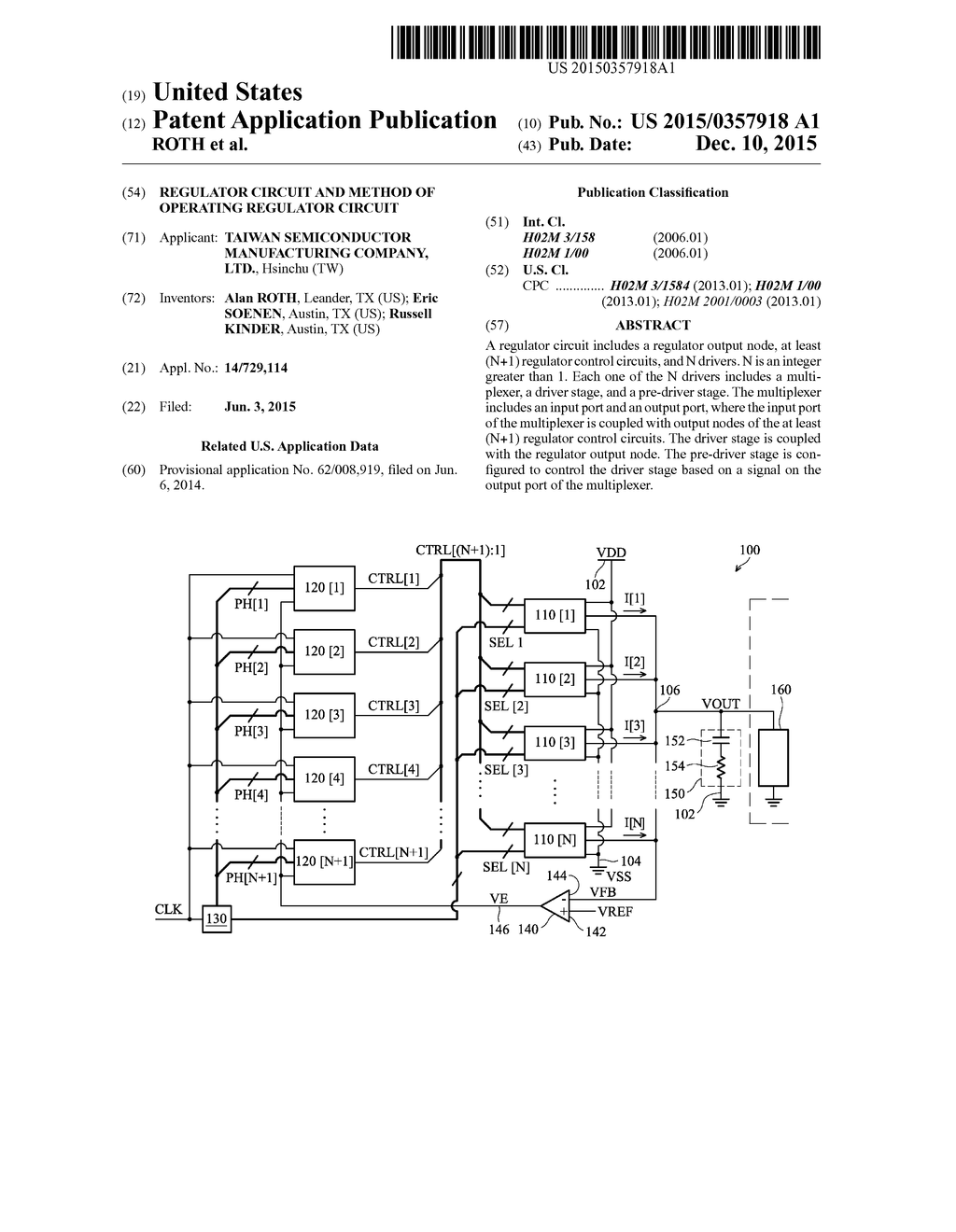 REGULATOR CIRCUIT AND METHOD OF OPERATING REGULATOR CIRCUIT - diagram, schematic, and image 01