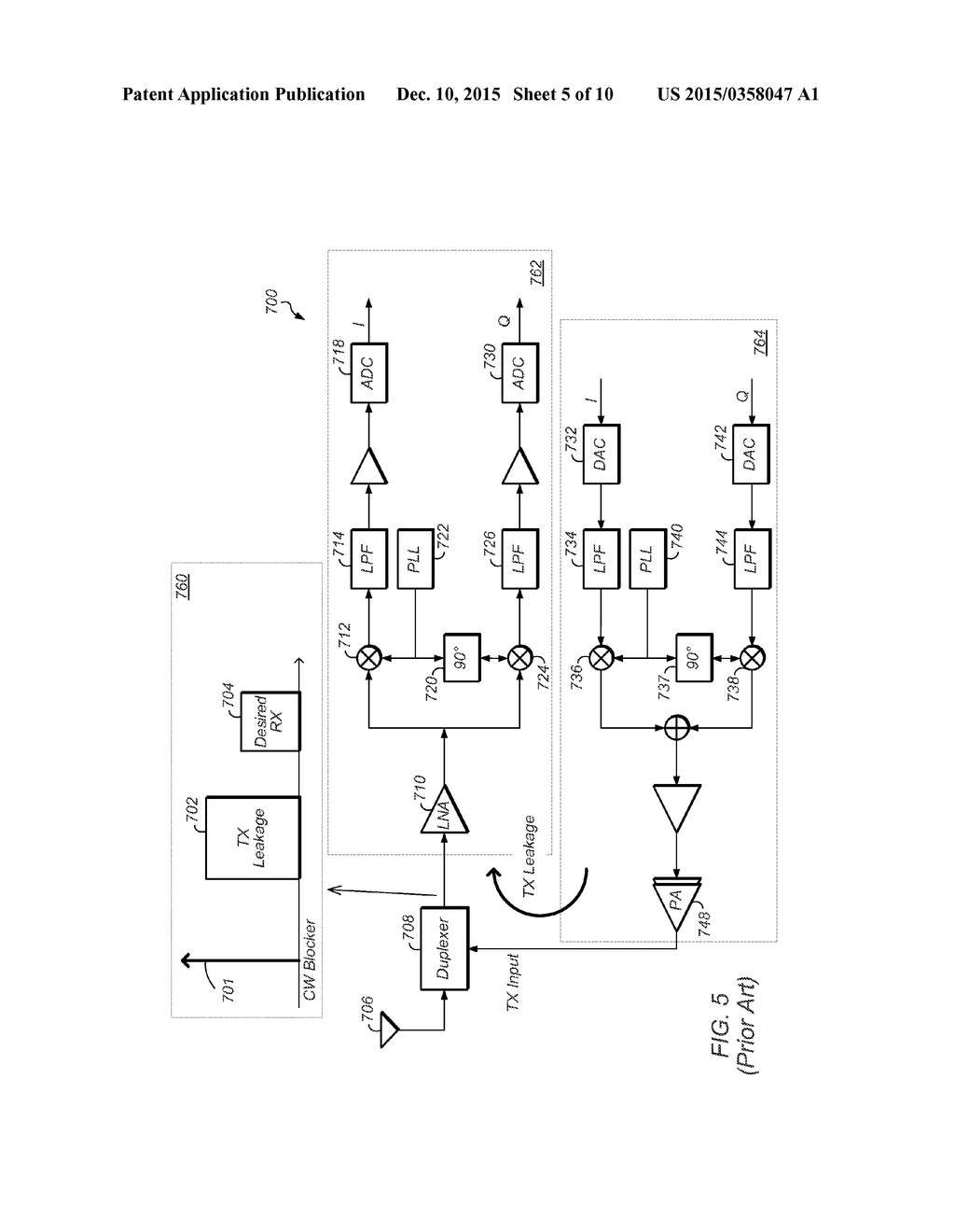 Intermodulation Cancellation of Third-order Distortion in an FDD Receiver - diagram, schematic, and image 06