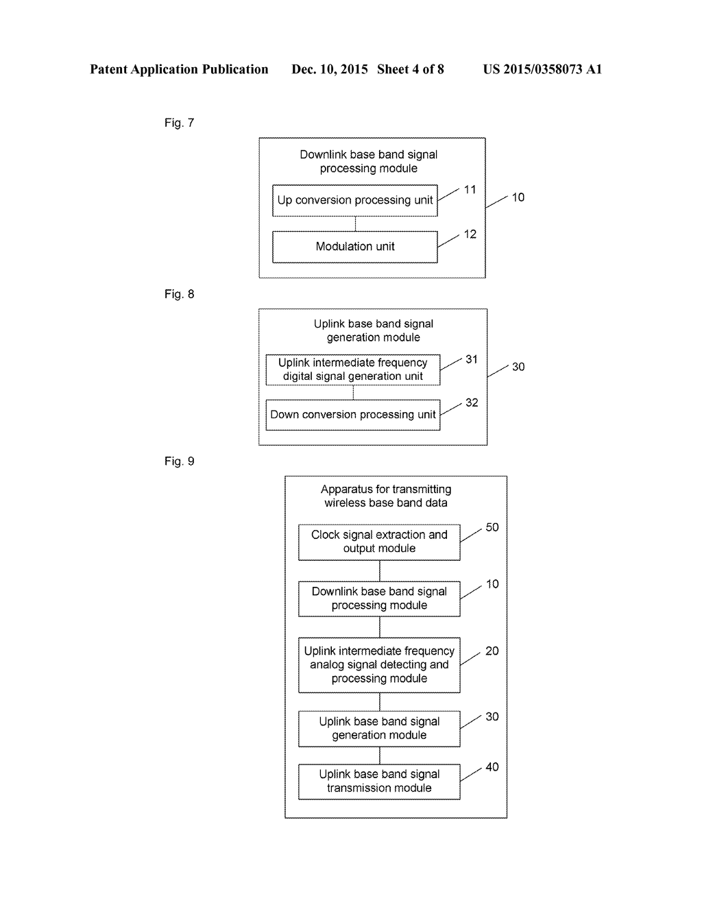 Method, apparatus, and radio remote unit for transmitting wireless base     band data - diagram, schematic, and image 05