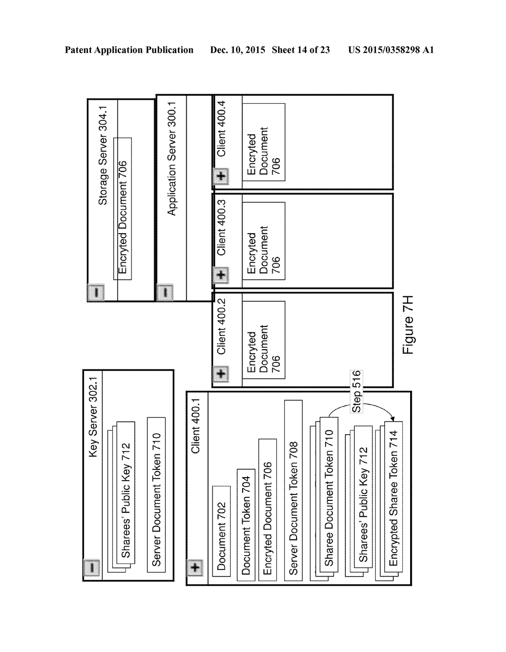 SECURE SHARING AND COLLABORATIVE EDITING OF DOCUMENTS IN CLOUD BASED     APPLICATIONS - diagram, schematic, and image 15