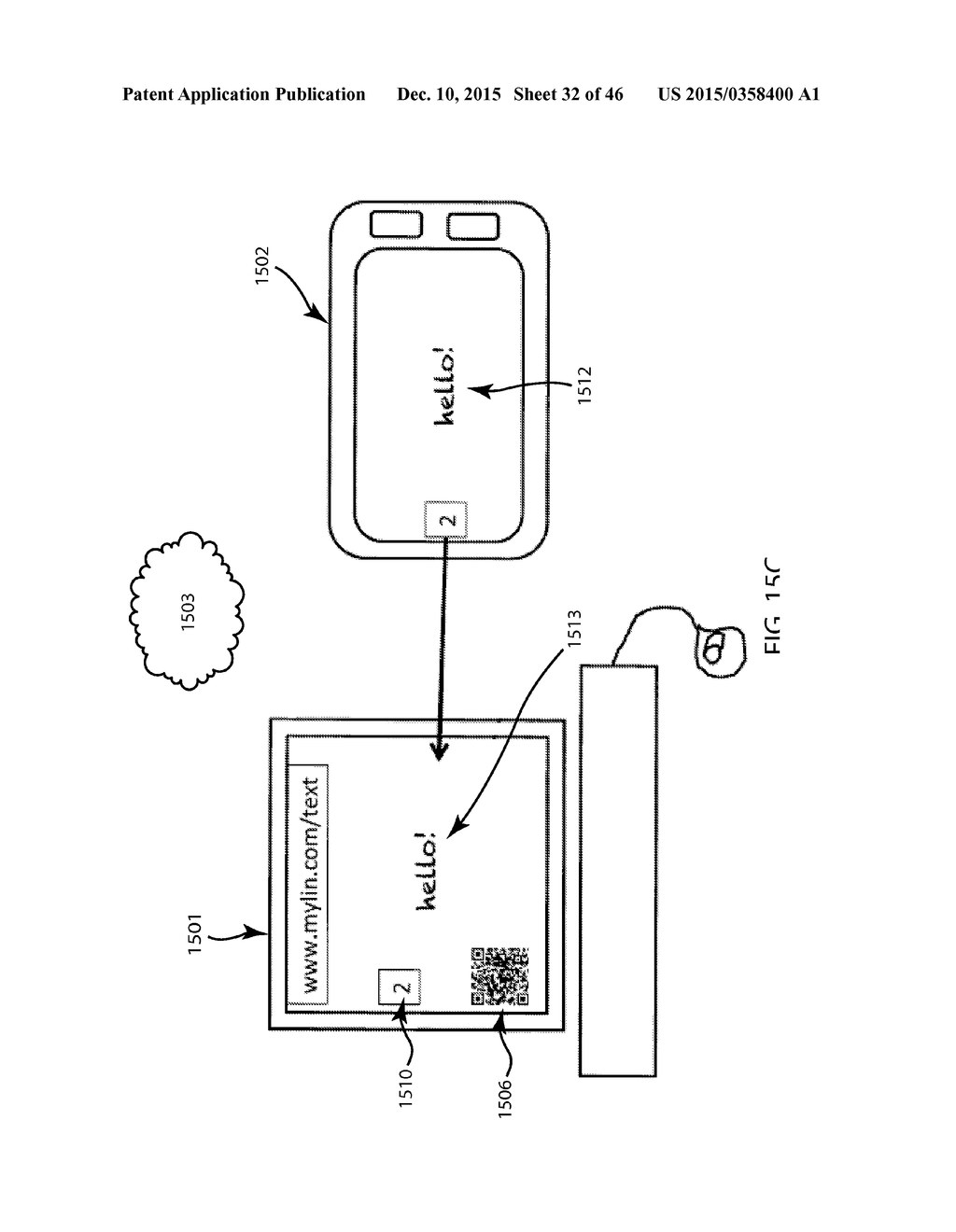 METHOD AND APPARATUS FOR COLLECTING AN ELECTRONIC SIGNATURE ON A FIRST     DEVICE AND INCORPORATING THE SIGNATURE INTO A DOCUMENT ON A SECOND DEVICE - diagram, schematic, and image 33