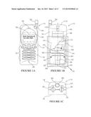 PORTABLE PHONE HAVING ELECTRO OPTIC IMAGE PROJECTION SYSTEM AND     ORIENTATION SENSING DEVICE diagram and image