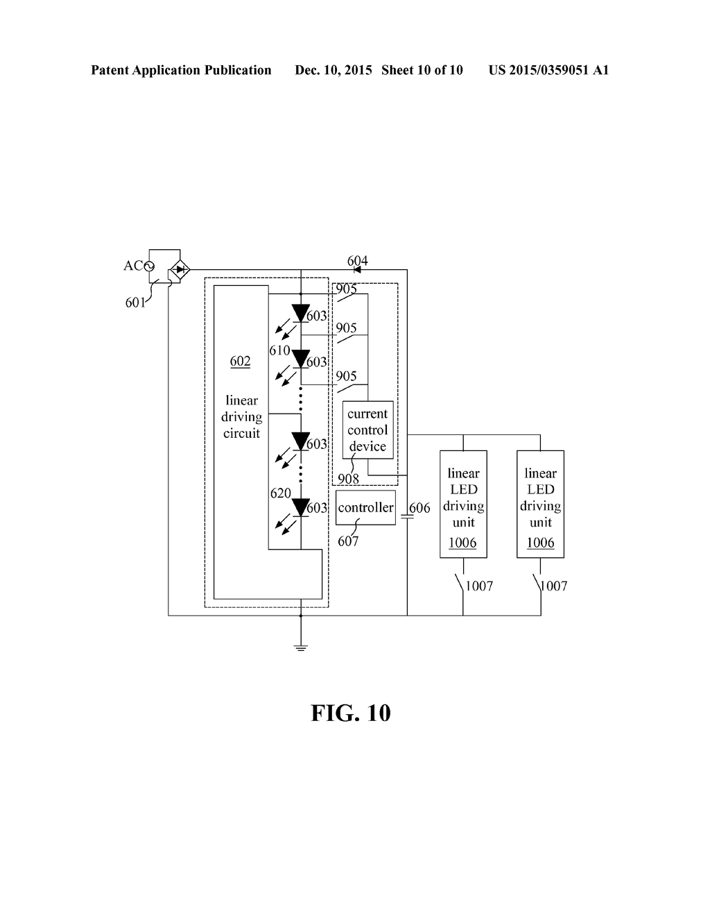 LOW FLICKER LED DRIVING CIRCUIT WITH HIGH POWER FACTOR - diagram, schematic, and image 11