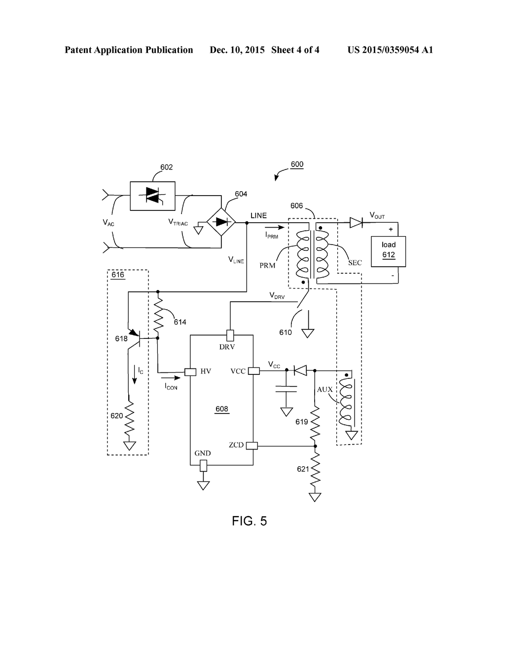 CONTROL METHODS AND POWER CONVERTERS SUITABLE FOR TRIAC DIMMING - diagram, schematic, and image 05