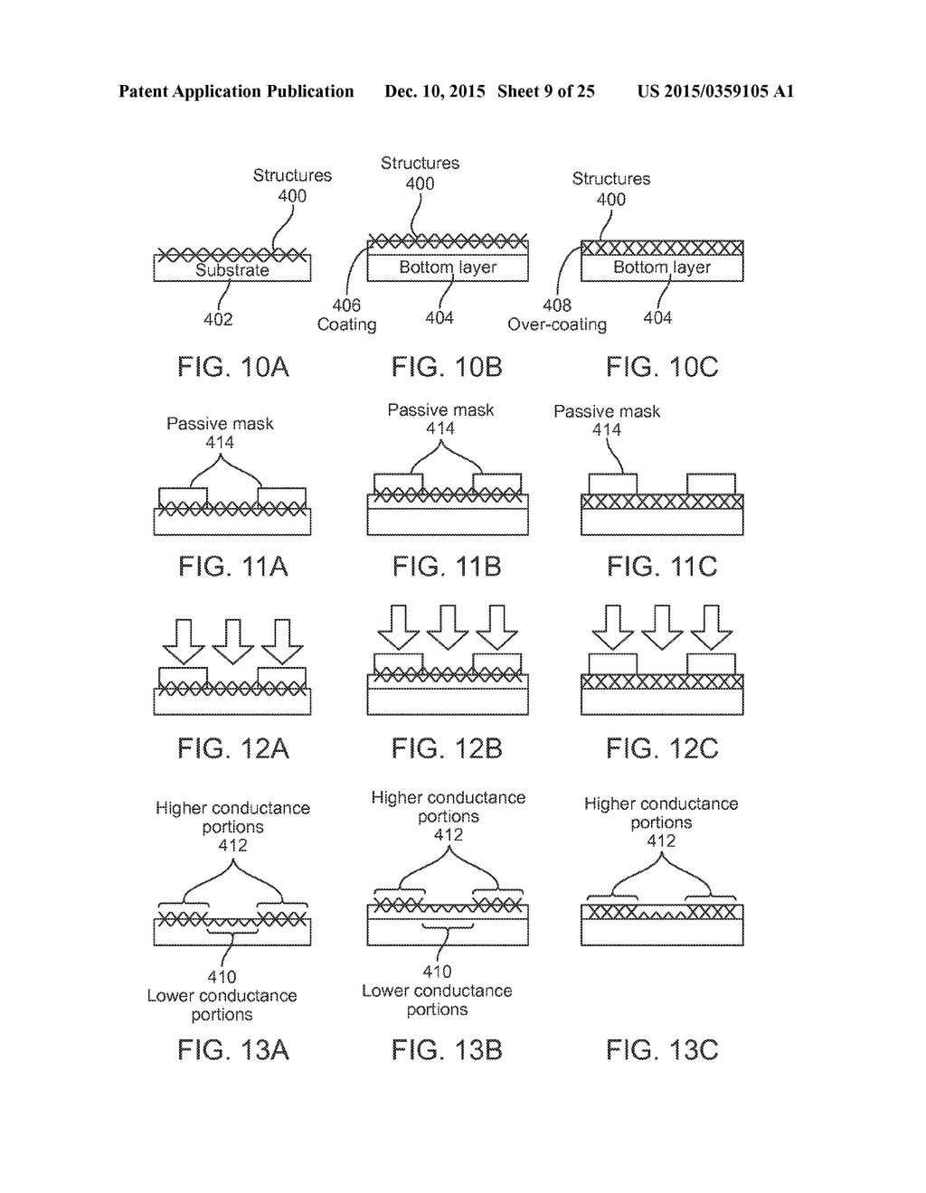 PATTERNED TRANSPARENT CONDUCTORS AND RELATED COMPOSITIONS AND     MANUFACTURING METHODS - diagram, schematic, and image 10