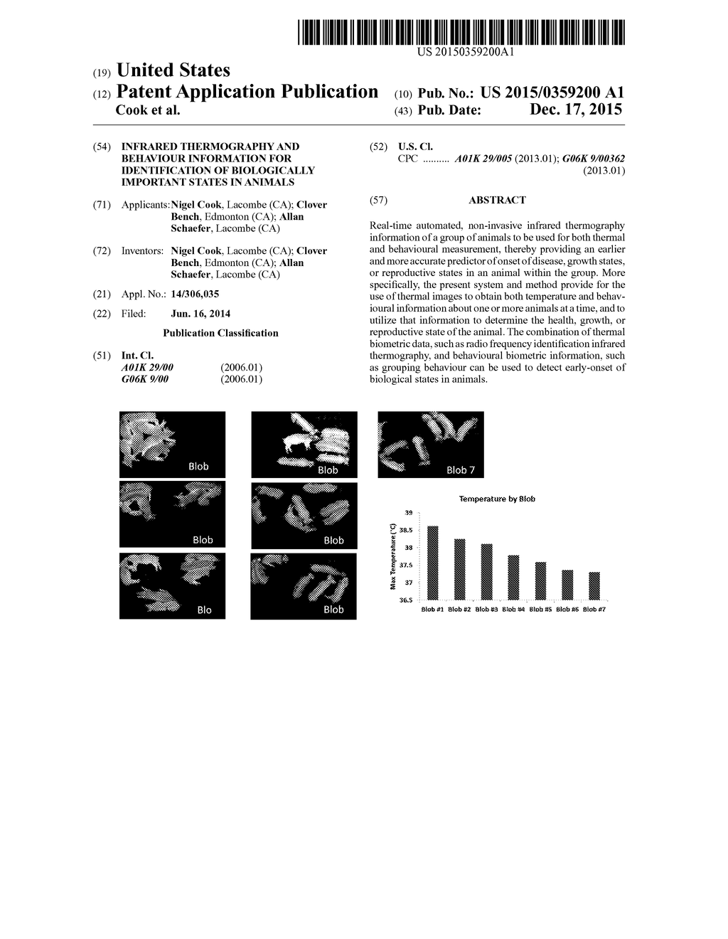 INFRARED THERMOGRAPHY AND BEHAVIOUR INFORMATION FOR IDENTIFICATION OF     BIOLOGICALLY IMPORTANT STATES IN ANIMALS - diagram, schematic, and image 01