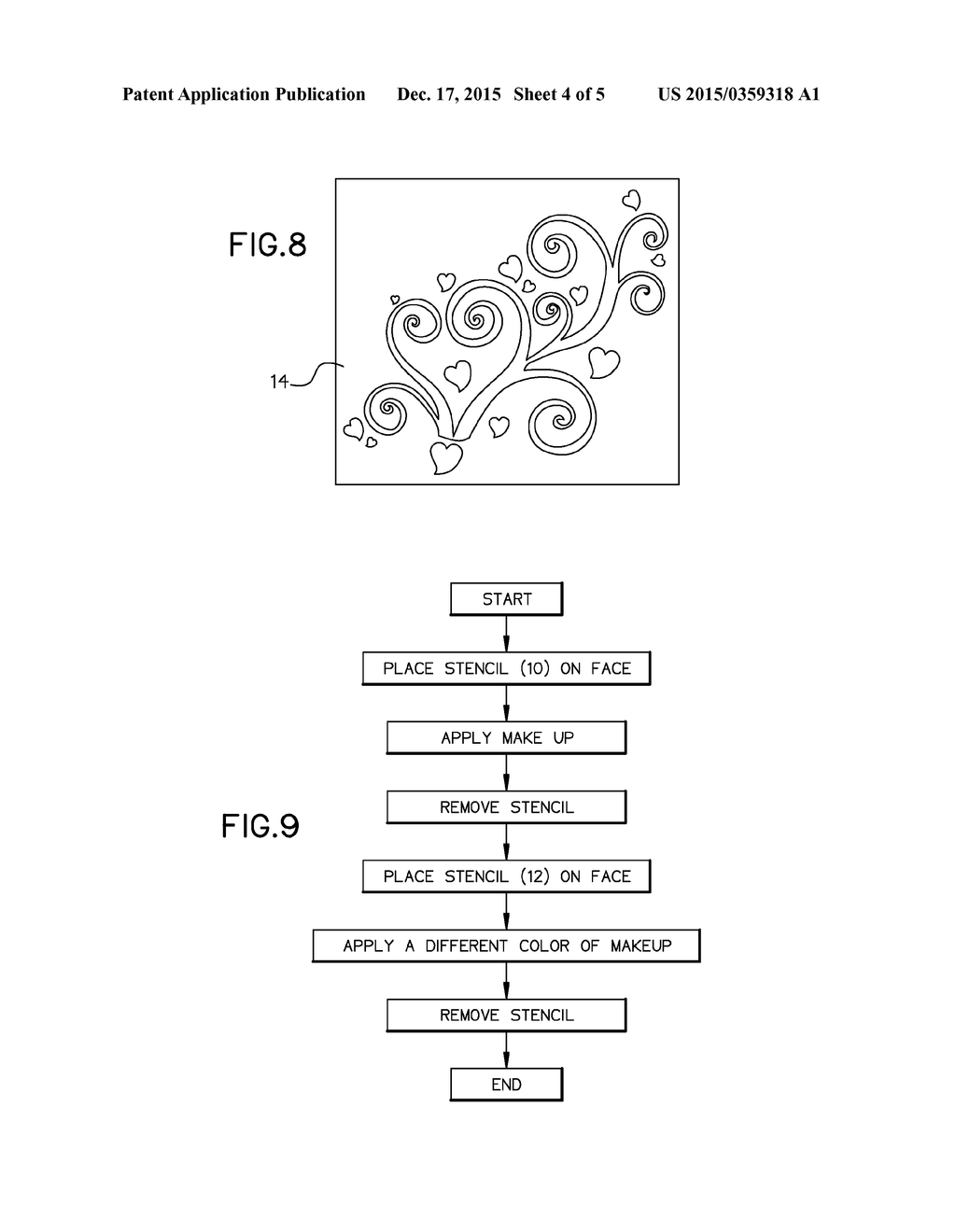 METHOD OF APPLYING MAKEUP DESIGNS - diagram, schematic, and image 05