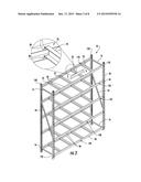 STORAGE RACK WITH IMPROVED TIE SUPPORT diagram and image