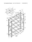 STORAGE RACK WITH IMPROVED TIE SUPPORT diagram and image