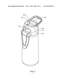 ACTIVITY AND VOLUME SENSING BEVERAGE CONTAINER CAP SYSTEM diagram and image