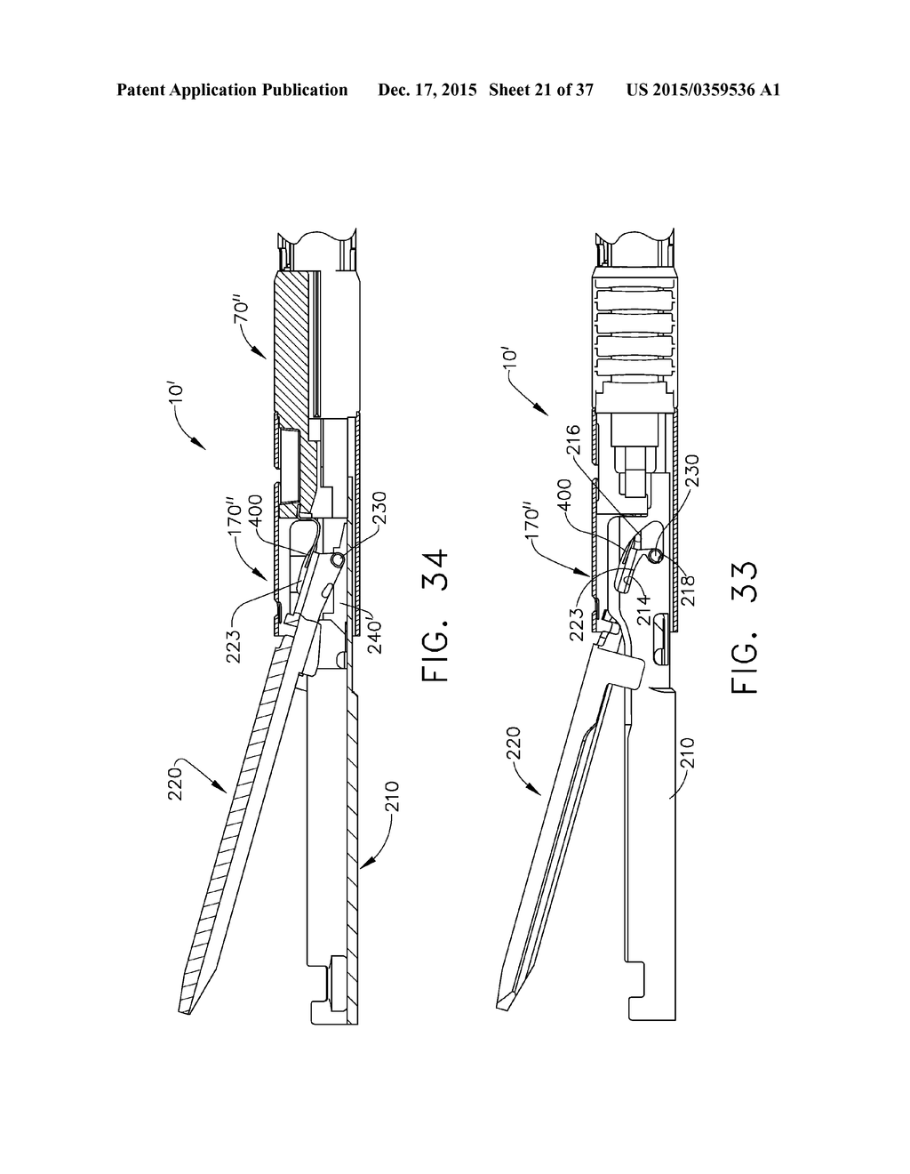 CLOSURE LOCKOUT SYSTEMS FOR SURGICAL INSTRUMENTS - diagram, schematic, and image 22