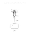 ACETABULAR CUP REMOVER WITH INDEXING ASSEMBLY FOR ROTATING THE REMOVAL     BLADE AROUND THE CUP diagram and image