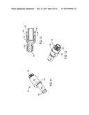 ACETABULAR CUP REMOVER WITH INDEXING ASSEMBLY FOR ROTATING THE REMOVAL     BLADE AROUND THE CUP diagram and image