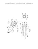 ACETABULAR CUP REMOVER WITH INDEXING ASSEMBLY FOR ROTATING THE REMOVAL     BLADE AROUND THE CUP diagram and image