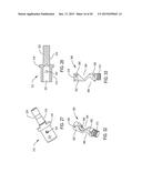 ACETABULAR CUP REMOVER WITH INDEXING ASSEMBLY FOR ROTATING THE REMOVAL     BLADE AROUND THE CUP diagram and image