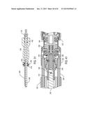 ACETABULAR CUP REMOVER WITH INDEXING ASSEMBLY FOR ROTATING THE REMOVAL     BLADE AROUND THE CUP diagram and image