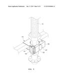 FIXING BRACKET OF REDUCER FOR SPRINKLER diagram and image