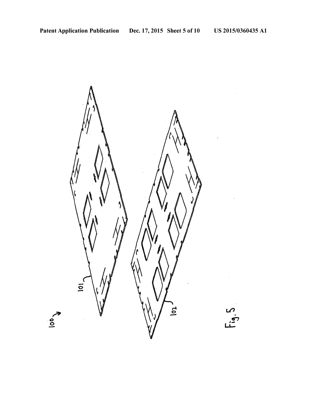 Process for assembly of corrugated pallets - diagram, schematic, and image 06