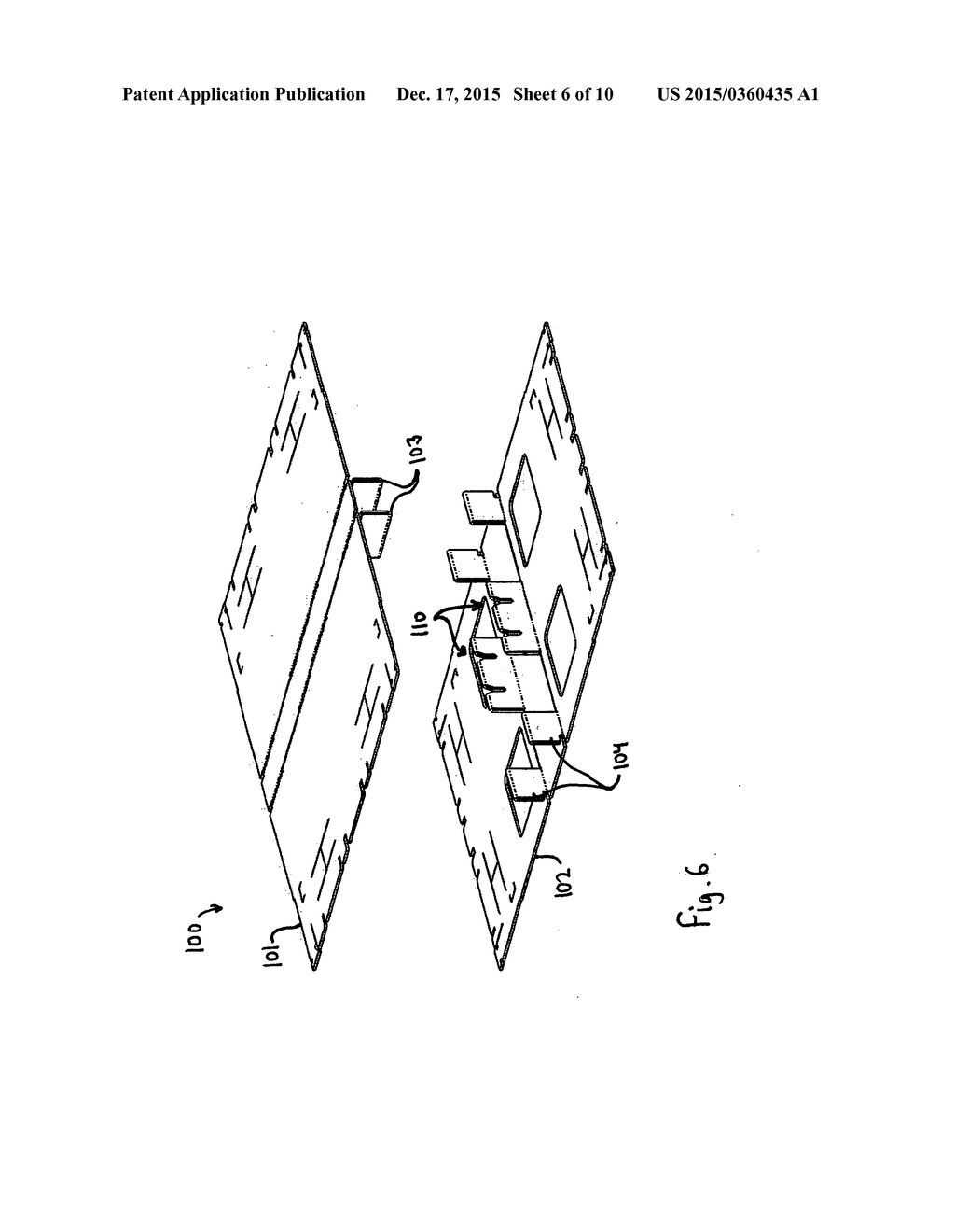 Process for assembly of corrugated pallets - diagram, schematic, and image 07