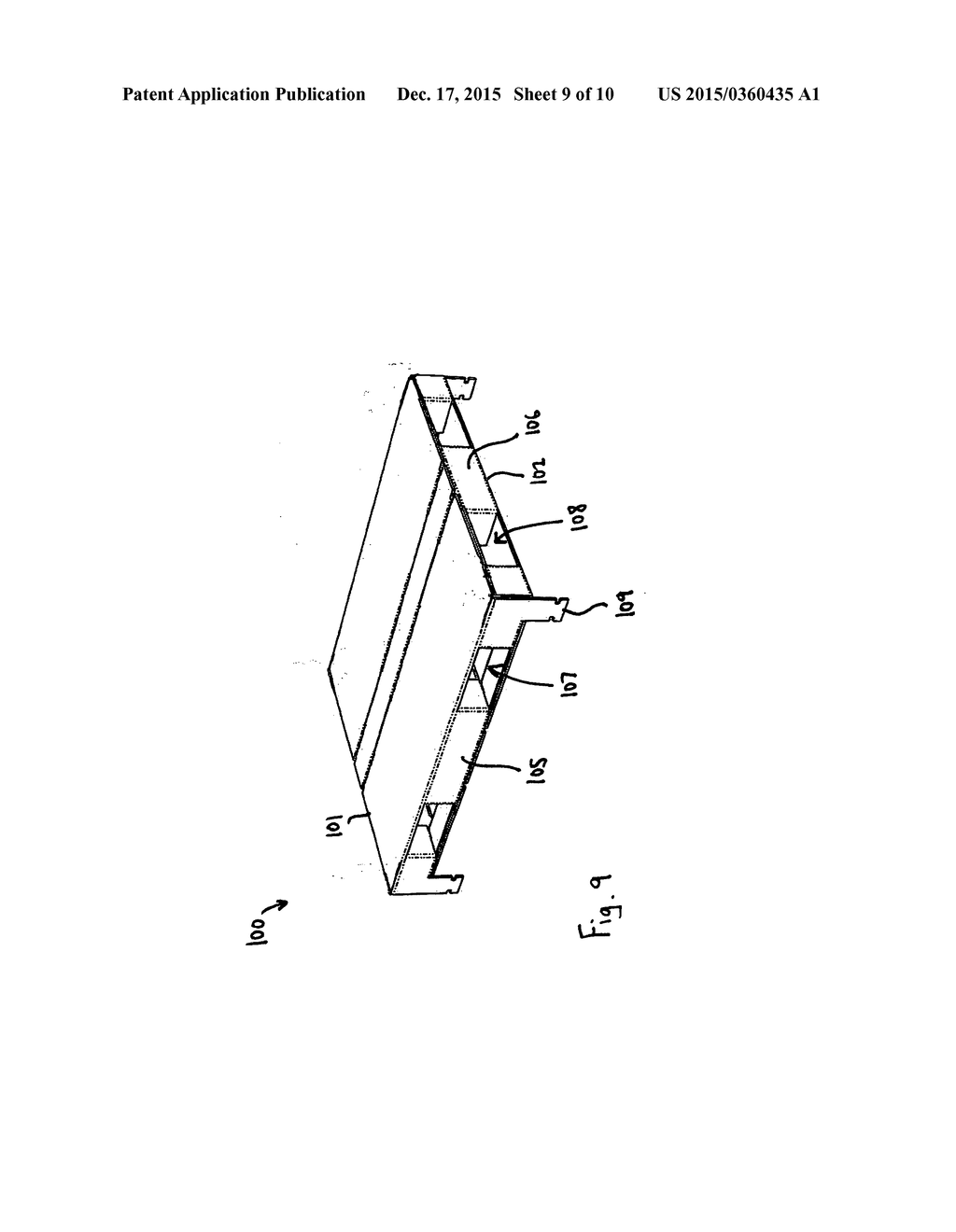 Process for assembly of corrugated pallets - diagram, schematic, and image 10